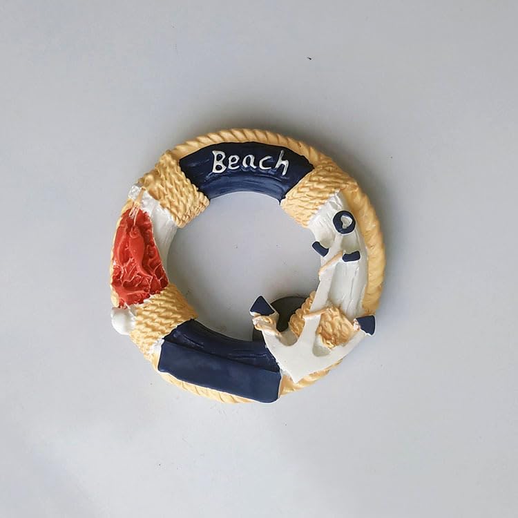 Imanes decorativos de resina para refrigerador, set de 8 miniatura 6