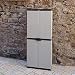 Kreher Mongardi - Gabinete Portascope, Color Gris/Negro, 68 x 39.5 x 168...