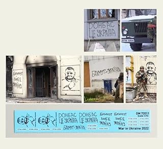 DAN MODELS 72011 1/72 Decal Drawings with General Zaluzhny Graffiti on The Walls