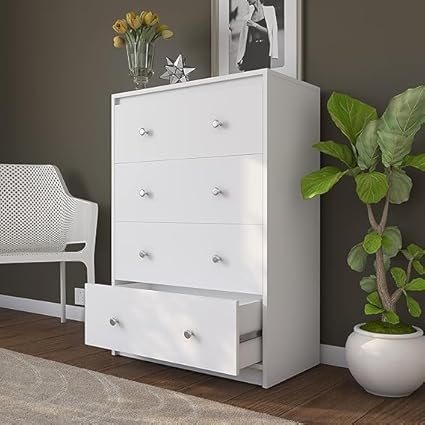 COSTAWOOD Teakwood Durable Wardrobe for Bedroom | Living Room (Colour Available: Highland Pine/Laurel Oak Light/Laurel Oak Dark, 40 X 77 X 110 Cms)