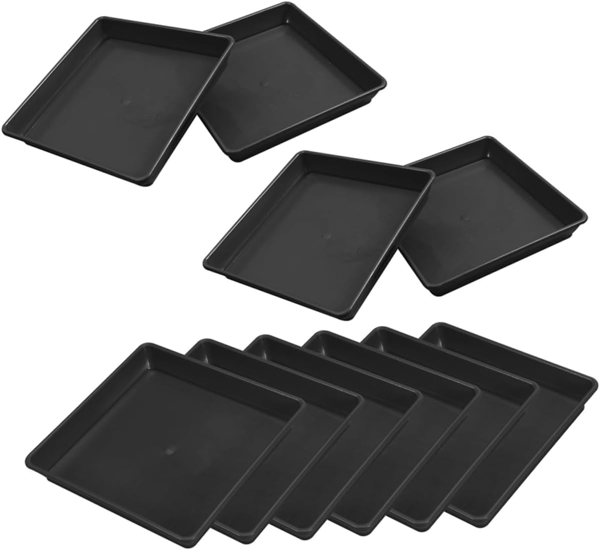 10pcs Plant Saucer Trays for Use Drip Tray for Pots Prevents Water Leakage and Convenient Flower Pot Base
