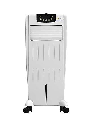 Mango Thunder Plus, i Personal Room Air Cooler with Silent Fan and Honeycomb Pads (White, 35)