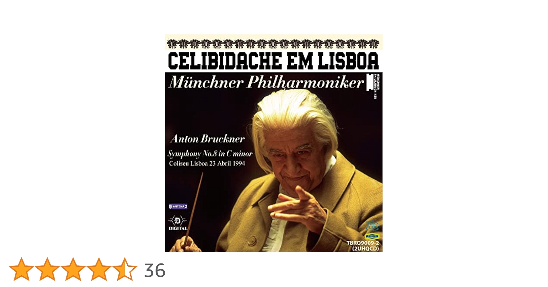 チェリビダッケ　リスボンライヴ　ブルックナー交響曲第8番 Amazon.co.jp: ブルックナー：交響曲第8番 (1990年東京ライヴ