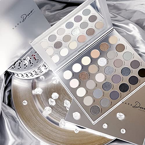 Kara Beauty GODDESS New Eye Shadow Palette [Silver] BEAUTY TALK LA, 1 Count (Pack of 1)