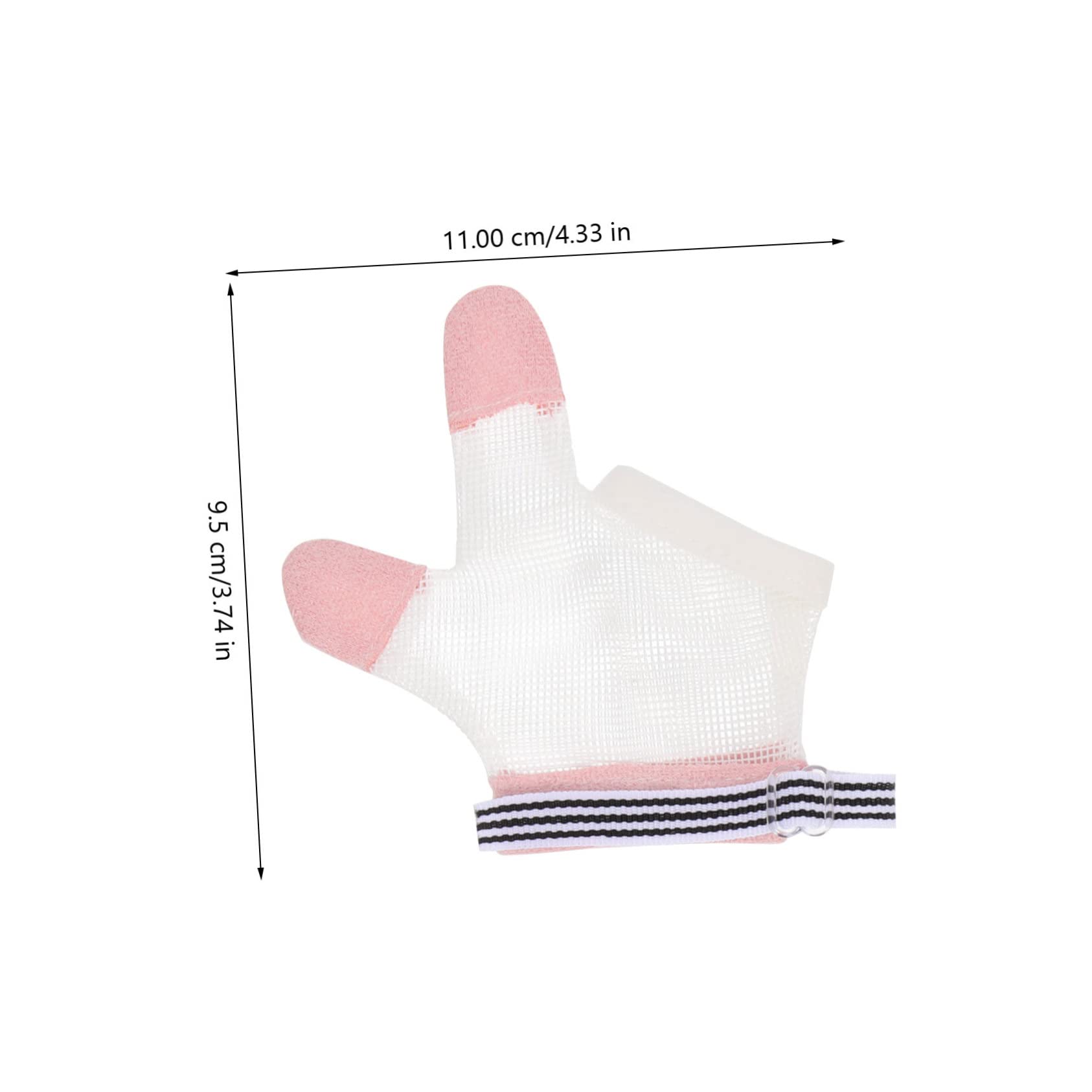 VICASKY 10pares Guantes Antimordidas Para Bebés Protección Para Dedos y Pulgares Diseño Ergonómico y Cómodo Para Dejar De Chupar Dedo y Morder Color Aleatorio