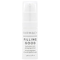 Vista 1 de Farmacy Hyaluronic Acid Serum for Face - Filling Good Face Serum with Vegan Collagen Peptides - Helps Smooth Fine Lines + Wrinkles - Hydrating