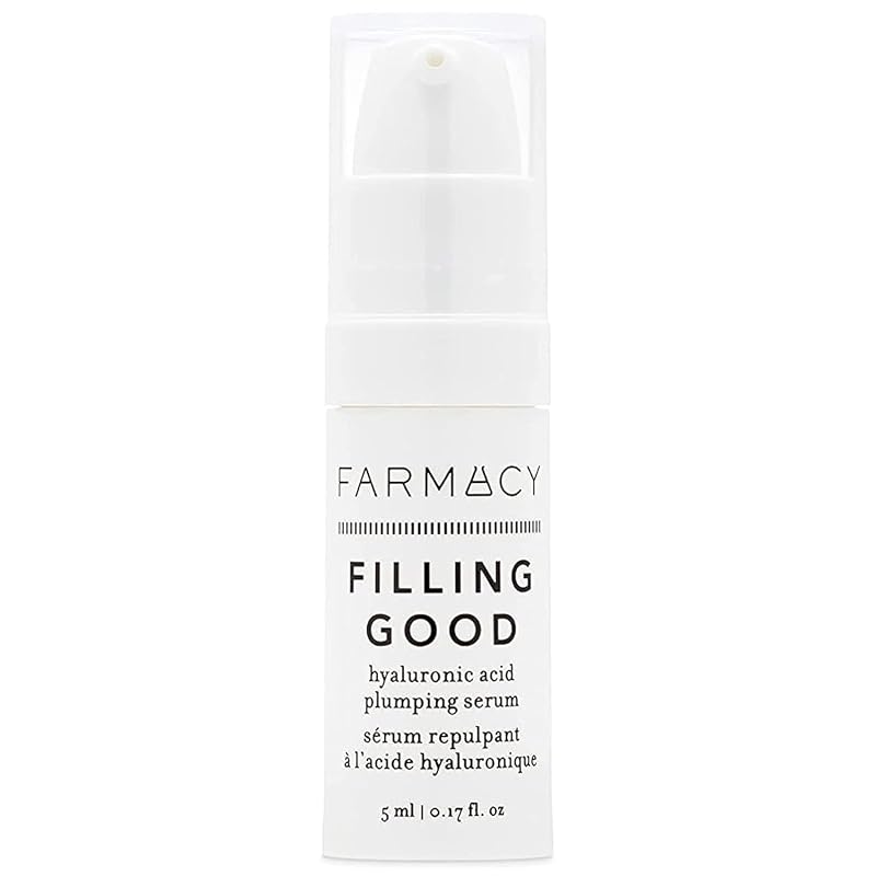 Sérum facial Farmacy com ácido hialurônico e peptídeos de colágeno vegano, 5 mL