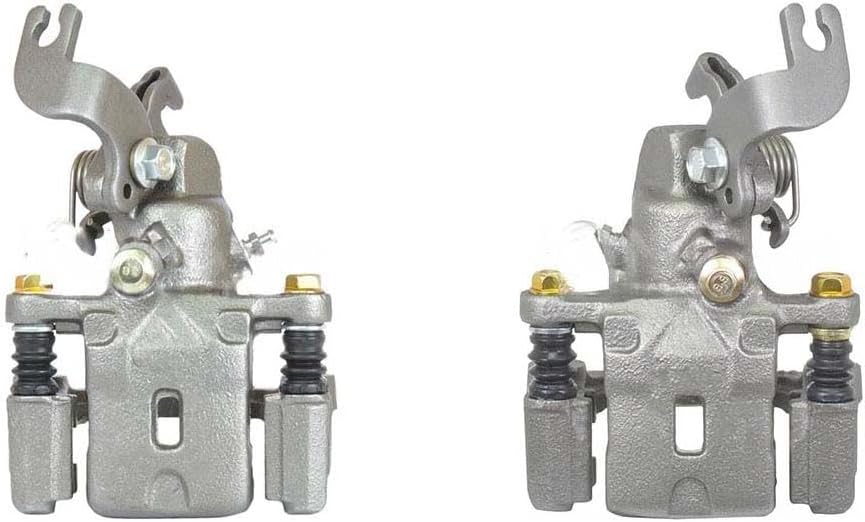 Rear Disc Brake Caliper Assembly Pair Set of 2 ZGYWAutoParts for Hyundai Elantra 2.0L 2001-2003, for Hyundai Tiburon 2.0L 2003 2004, for Hyundai Tiburon 2.7L 2003 2004, for Kia Spectra 2.0L 2004 2005