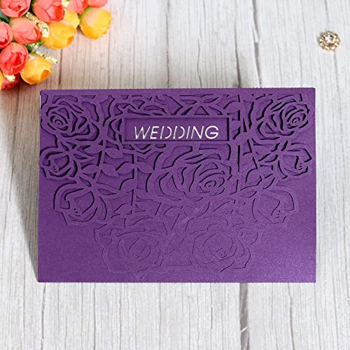 Invitations découpées au laser bleues pour réussir vos faire-part de mariage - 2