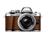Olympus Om-D E-M10 Mark II Appareil Photo 16 mégapixels, 5 Axes VCM Tabilisateur, viseur électronique avec OLED 2,36 Millions d'OLED, Full HD, Wi-FI, boîtier en métal, kit avec Objectif 14-42 mm