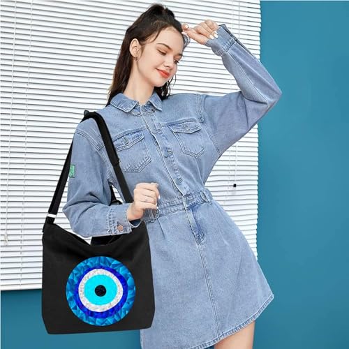 Image of Lify Women's Retro Large Size Canvas Shoulder Bag Hobo Crossbody Handbag Casual Tote - 1 Piece