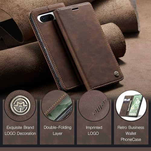 Kowauri GOOGLE PIXEL 8A Case, Leather Wallet Case Classic Design With Card Holder Slot And Magnetic Closure Flip Fold Shockproof Durable Protective Phone Case For Google Pixel 8A thumb #6