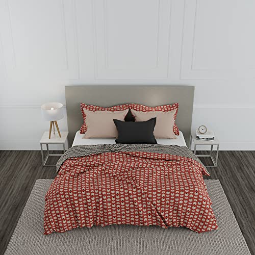 Image of Trident Reversible Queen Dohar, Microfiber, Dohar Double Bed, Queen Size Blanket, Super Soft Quilt, Comfort Living Dohar Collection 90 GSM, Queen -Twig