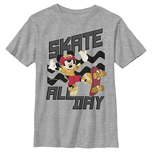 T-shirt Mickey Sport Disney vêtement garçon XL gris sport col rond crew tee