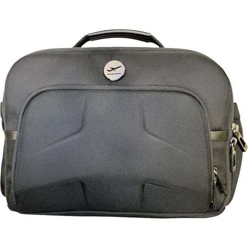 MYGOFLIGHT PLC Commuter Free-Standing Padded Shell Water Resistant Flight Bag with Up To 13