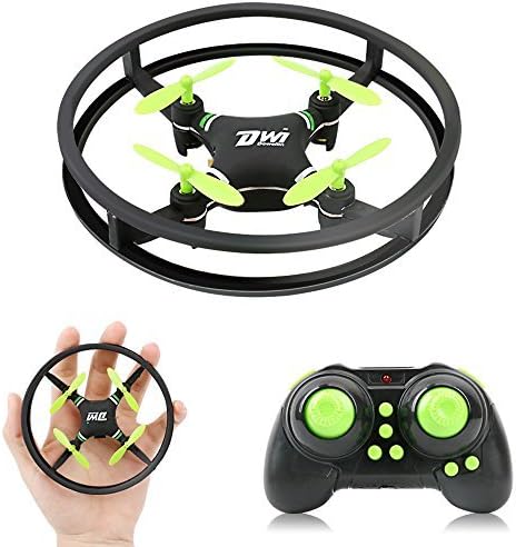 Dwi Dowellin Mini Drone Crash Proof RC Quadcopter One Key Spin Flips Rolls Nano Drones Toys for Kids Beginners Children Boys and Girls, comes with Case