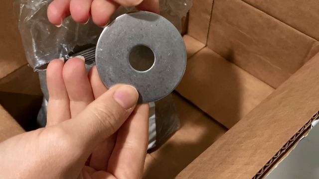 Image of 1 /2 inch x 2 inch Stainless Fender Washer, (100 Pack), 18-8 (304) Stainless Steel Flat Washer, 0.562 inch ID x 2 inch OD x 0.062 inch Thick, Plain Finish Metal Washer by Bolt Dropper