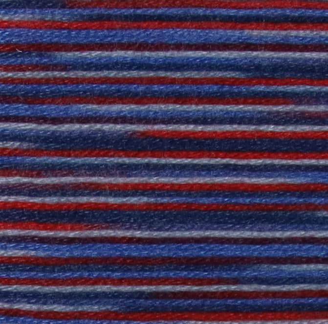 Image of KCS Big skeins of 25 Meters Size 25 Color Variegated Cross Stitch Stranded Threads,6 skeins,4512