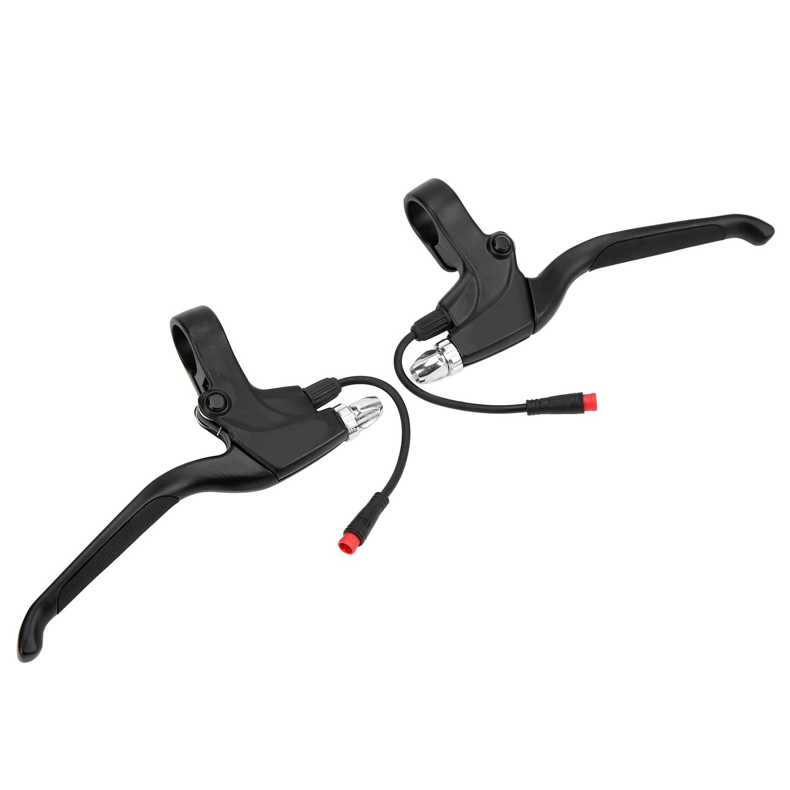 Tbest Maniglia del freno destra per bici elettrica, freni elettrici, 1 paio di leve del freno per scooter elettrico sinistro destro con connettore a 2 pin per scooter elettrico a 2 ruote