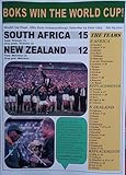 Assorted South Africa 15 New Zealand 12-1995 Rugby World Cup final - souvenir print