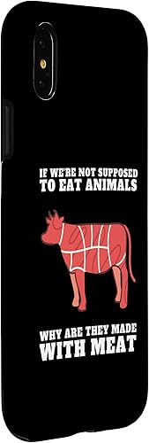 Vista 9 de iPhone SE (2020) / 7 / 8 Anti Vegan Carnivore Meat Eater Keto Diet Case