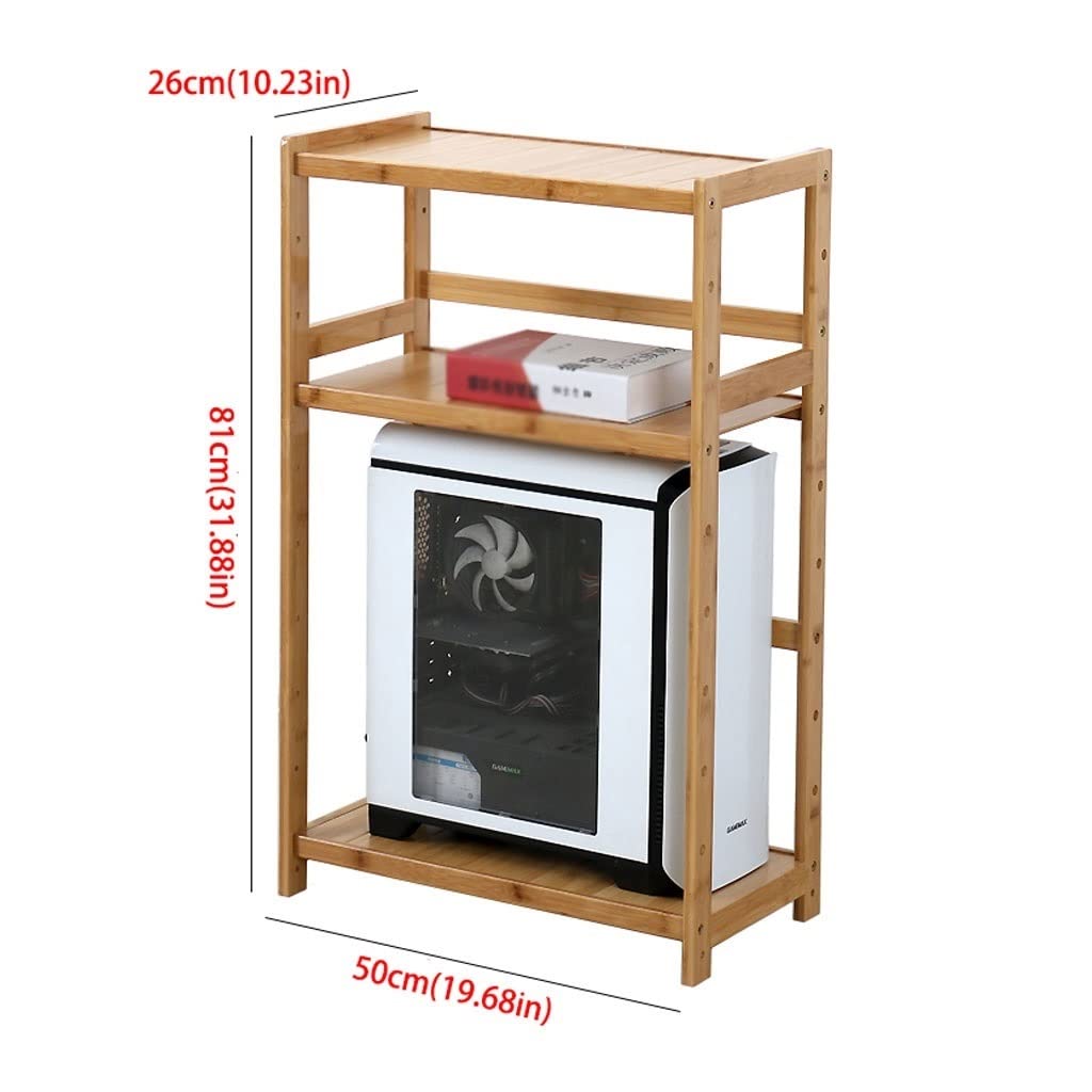 Staffa CPU Rimovibile Computer Mainframe Box Staffa Home Office Storage Rack Chassis Shelf Rack Atterraggio Multistrato Supporto CPU(A)