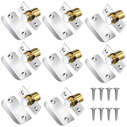 Closet Door Ball Magnetic Catch, Jiayi 8 Pack French Door