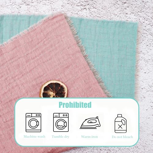 Servilletas de Tela Boho Fringe 16x16 cm Pack x6 miniatura 4