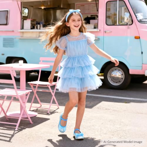 Image of Felix & Flora Toddler Flower Girl Dress Shoes - Girl Ballet Flats Party School Shoes Wedding