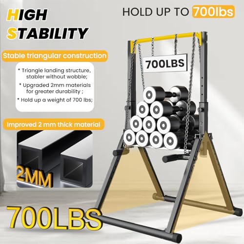 Image of DOBESTS Power Tower Pull Up Bar Free Standing, Foldable Pull Up Station