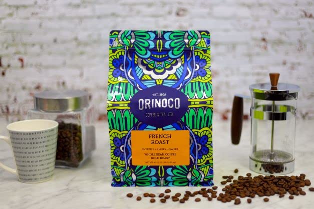 Orinoco French Roast 2.5lb bolsa, café en grano 100% Arábica miniatura 5