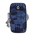 Fictory Custodia per Braccio, Tuban Sports Running Jogging Gym Custodia per Fascia da Braccio Custodia per Cellulare(Blu Navy)