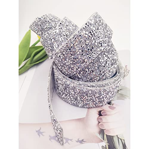 3 Yarde Adesivi Strass di Cristallo, Strass a