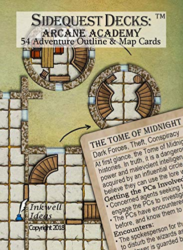 Sidequest Decks Arcane Academy : fini la panne d'inspiration jdr