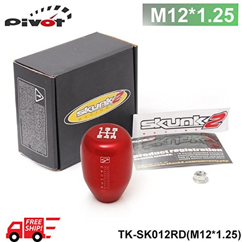 SK2 Gear knob M12*1.25 5 Speed Car Auto CNC Aluminum Billet Shifter