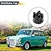 INFINAUTO Car Ignition Distributor Cap for Morris Mini 1967-1981 No.37H8827EVA Black Plastic 1 Pc