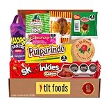 TLT FOODS Lote Dulces Mexicanos – Pack Variedad Chuches Picantes Para Regalar, Mix Surtido Golosinas Caramelos, Candy Box Snacks Mexico, Chamoy, Pelon Pelo Rico, Pulparindo, Tamarindo (S)