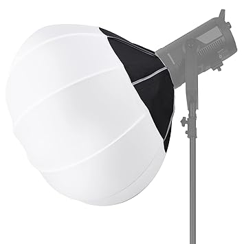 Ankeer 65cm/26inch Lantern Softbox Spherical Collapsible Soft Box Quick-Install Bowens Mount Studio Photography Video Lighting Accessory