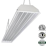 Hykolity 160W LED Linear High Bay Light 4FT 19000lm, 5000K Daylight White, ETL and DLC Certified Warehouse Lighting Fixture
