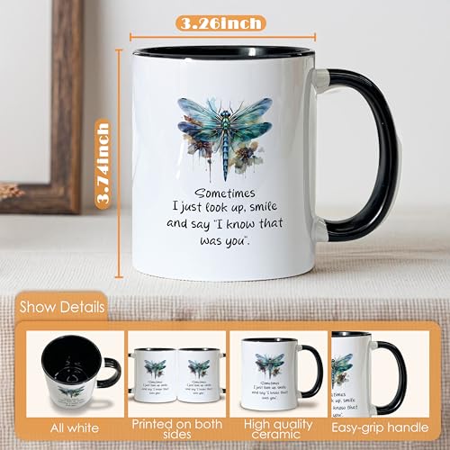 Taza de Café Memorial Dragonfly Cerámica 11oz miniatura 7