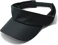 Viseira Praia Esportiva Corrida Ao Ar Livre Ajustável Cor: Preto