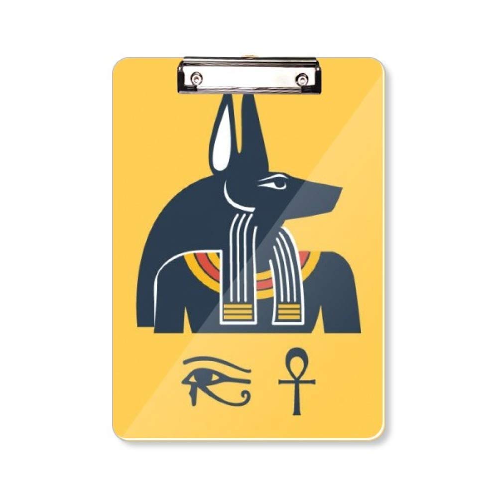 Porte-bloc A4 Égypte Ancienne avec dossier et plaque support pour notes