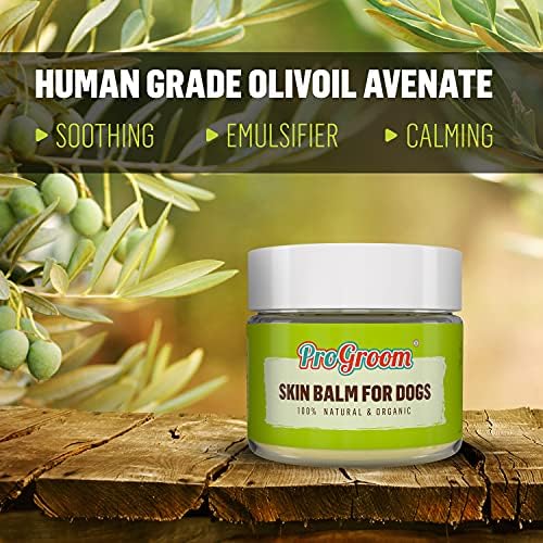 Dog Skin Balm for Itchy Skin - Natural and Organic Ointment for Dogs - Itchy Dog Balm Safe for Licking