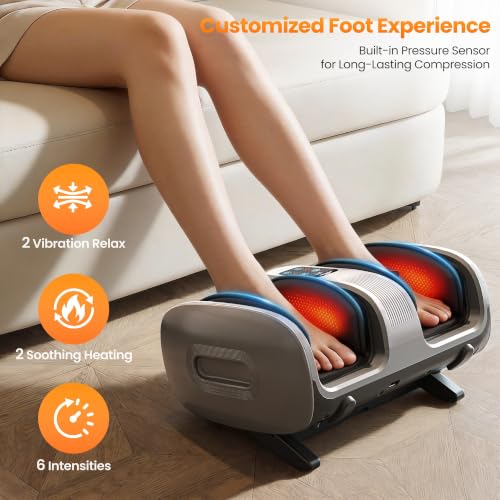 Image of Foot Massager with Heat & Cold for Feet, Leg and Arm, Gift for Men & Women
