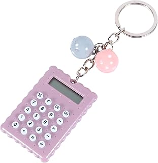 TEHAUX Calculadora De Bolso Calculadora De Estudantes Calculadora De Negócios Mini Chaveiro Calculadora Para Crianças Computadora Para Niños Mini Biscoitos Papelaria Para Presente De