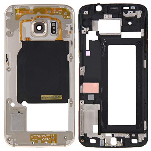 Boîtier avant et arrière pour Galaxy S6 Edge G925 gris