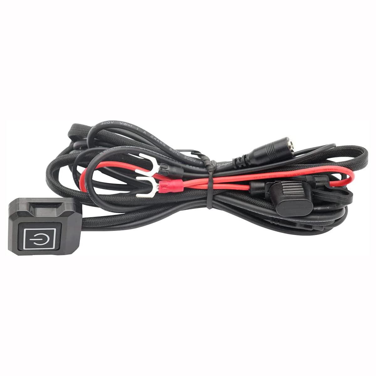 Gants de poignée chauffante pour moto 12V Alimentation USB trois vitesses avec interrupteur Poignée de chauffage de véhicule électrique (chauffage USB)
