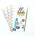 Removeable, Write-On Food Bottle Labels, Write-On, Self-Laminating, Freezer Safe Waterproof Kids Name Labels for Baby Bottles, Sippy Cup for Daycare School, Dishwasher Safe (Simply Colors, Set of 2)