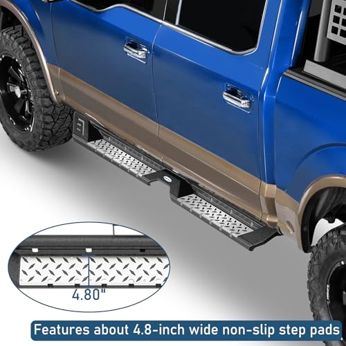 Estribos laterales Hooke Road para Ford F-150 y F-250 miniatura 4