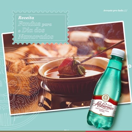 Água Mineral C/ Gás Pet SÃO LOURENÇO 300ml (24 unidades)